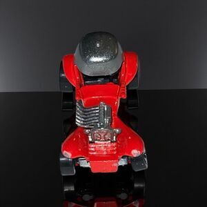 Vintage 1969 Hot Wheels Red Baron Car Rat Rod Roadster Helmet